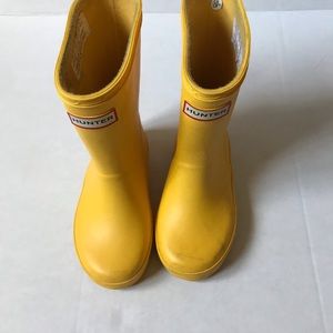Yellow Hunter Rain Boots